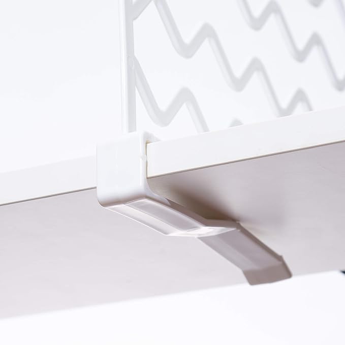 CY craft 8 PCS Shelf Divider,Thickened Wood Shelf Dividers,White Plastic Closet Shelf Separators Clothing Organizer Perfect for Bedroom Shelving Organization and Kitchen Cabinet Shelf Storage