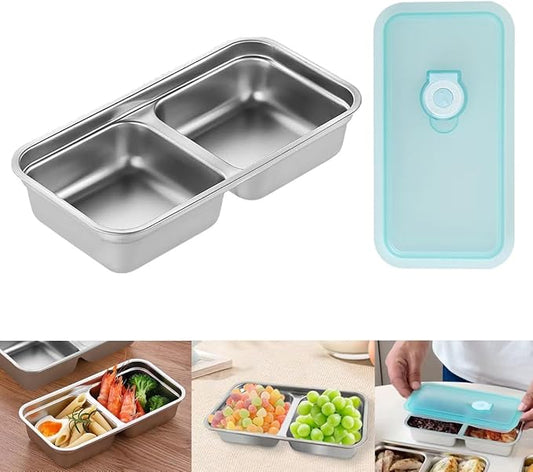 Obfuscate Snack Containers,Reusable Snack Containers with Lids,Snack Pack Containers for Portion Control and Meal Prep Lunch Containers for School Office Travel 1PCS