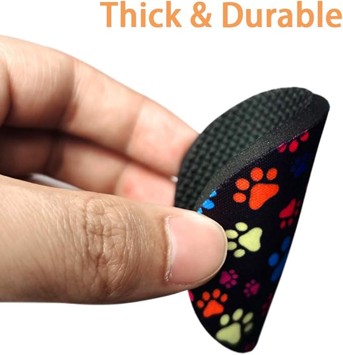 2 Pack Car Coasters for Drinks Absorbent - 2.75 Inch Cute Car Cup Holder Coasters for Women, Removable Cup Holder Coaster for Your Car, Car Interior Accessories for Women & Girls (Cat's Footprints)