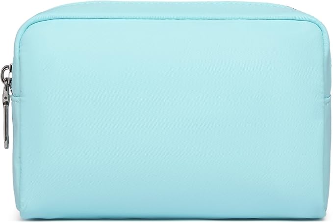 Waterproof Makeup Bag Large Capacity Women's Classic Black Wash Bag Adjustable Partition Wash Bag Brush and Cosmetic Carrying Bag… (Mint Green)