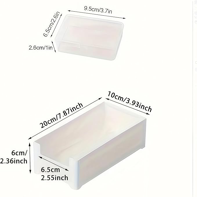 7 Case Cable Storage Box with Cable Straps and Label Stickers, Travel Cord Organizer for Charging Cables, USB Wires, Earphones – Drawer Organization for Home & Office (7 Cases + 7 Cable Straps)