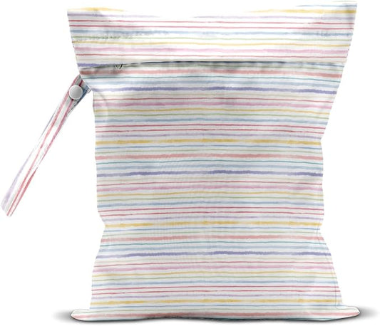 Wet Bag, Wet Dry Bag, Wet Bag for Swimsuit, Travel, Beach, Pool, Diapers, Dirty Yoga Gym Clothes, Makeup Bag, Waterproof Tropical Palm Leaves Decor Jungle Palm Leaf Favors