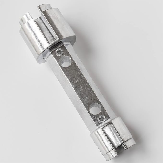 Tub Drain Remover Wrench Removal Tool Dual Ended Dumbell for Bath Drains Heavy Duty Aluminum