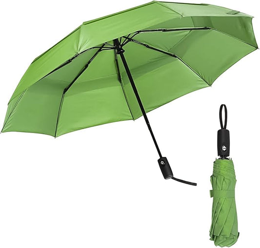 Mr. Pen- Windproof Travel Umbrella, Small Water-Resistant Automatic Folding Umbrella for Rain and Sun, Light, Compact and Portable for Women & Men, Fits Car & Backpack