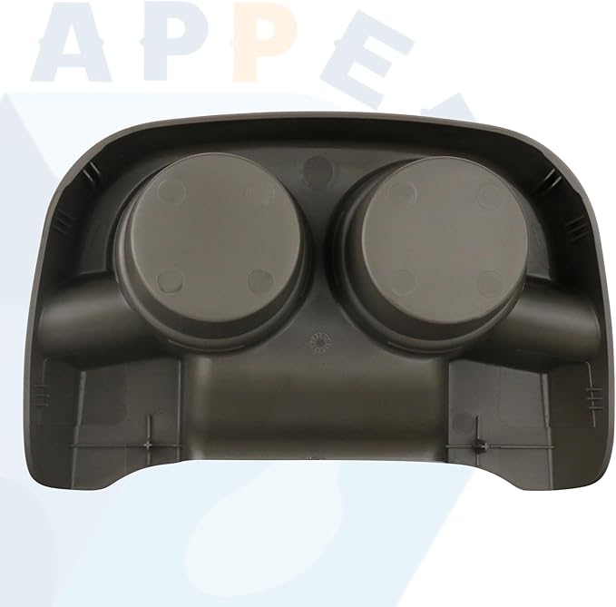 Center Console Cup Holder Dark Parchment Compatible with 1999-2007 Ford F250 F350 F450 F550 Super Duty Truck, 2000-2005 Ford Excursion Replaces 1C3Z-3613562-AAA