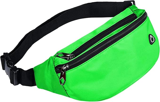 Fanny Packs for Men and Women, Waterproof Sports Waist Pack Bag for Travel Hiking Running Hands-free