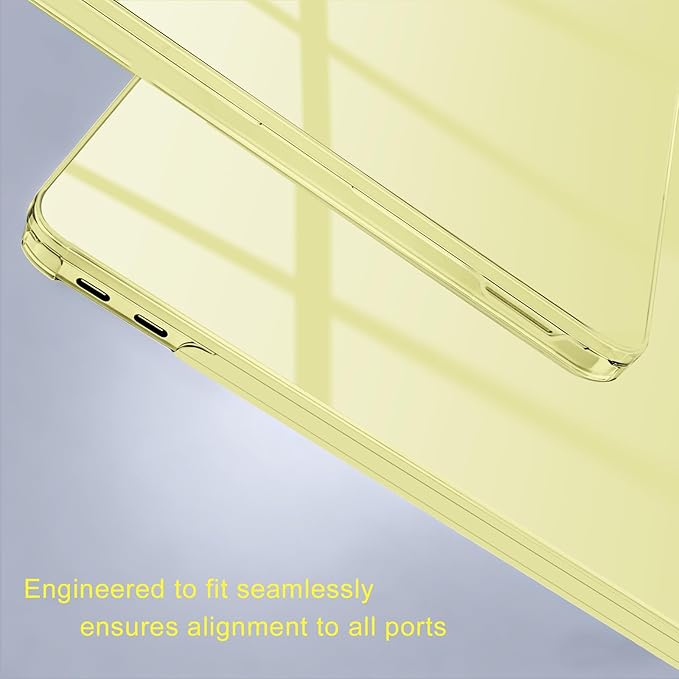 MOSISO Compatible with MacBook Neo Case 13 inch 2026 Release Model A3404 with A18 Pro Chip, 4 in 1 Kit Precision Fit Crack & Scratch Resistant Protective Hard Shell Case Cover, Crystal Citrus