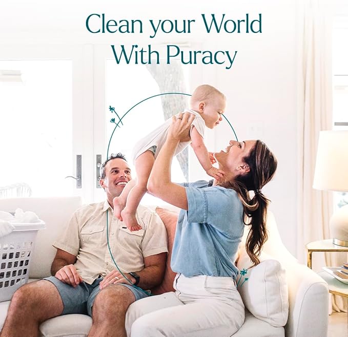 Puracy Stain Remover, Travel and Laundry Stain Cleaner for Clothes, Baby Essentials, Kids Stains, Oil and Fabric Spot Cleaner, Unscented (Stain Remover Spray, 12 fl oz)