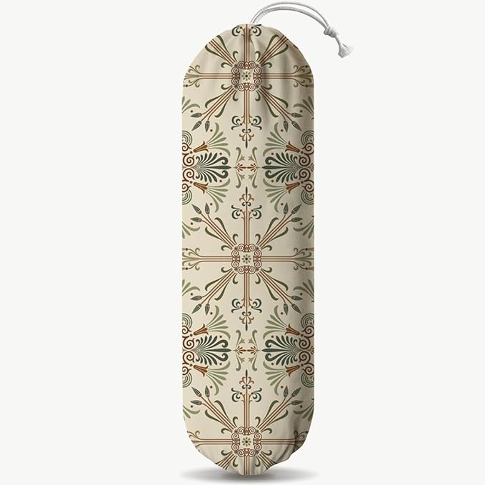 Boho Vintage Plastic Bag Holder, Reusable Grocery Bags Holder for Wall Mounting, Car Organizer, Boho Washable Shopping Bags Carrierfor Home Kitchen, Kitchen Pattern Garbage Bag 67