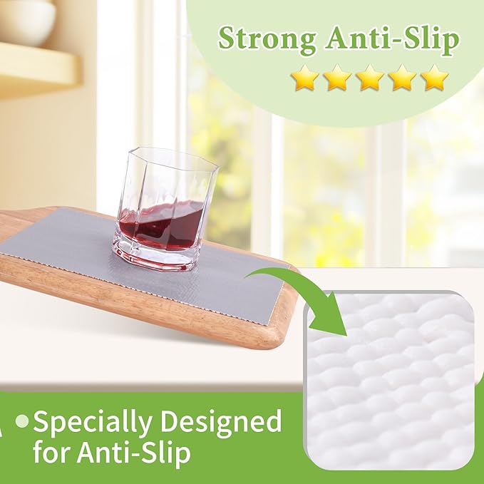 Shelf Liners for Kitchen Cabinets 12in x 30FT Non Adhesive Drawer Liner Grey Thickened Shelf Liner Paper Strong Non-Slip Easy to Clean for Tool Box Refrigerator with Knife and Tape Measure