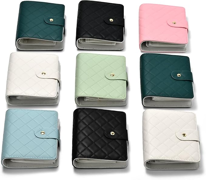 Oirlv Travel Jewelry Organizer Case Portable Jewelry Book with Velvet Pouches for Jewelry Travel Essentials(Matcha Green)