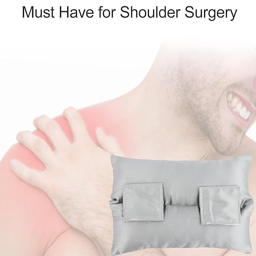 Satin Neck Pad Strap Cushion for Arm Sling Pillow Comfort Support Padding Rotator Cuff Replacemet Surgery Elbow Brace Carry Padded Cover Broken Wrist Hand Injury, Silver Gray