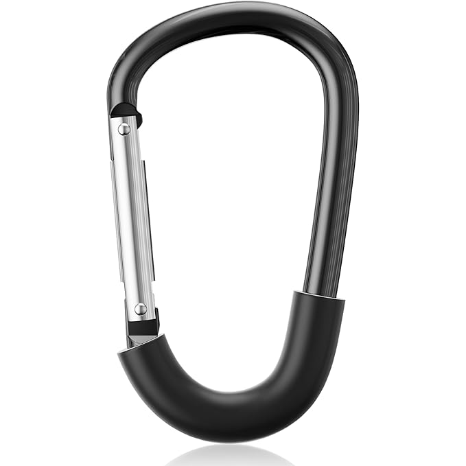 SURDOCA Stroller Hooks, Large Stroller Hooks for Bags, Universal Stroller Clips and Hooks, Heavy-Duty Mommy Hook for Stroller, Stroller Accessories for Moms