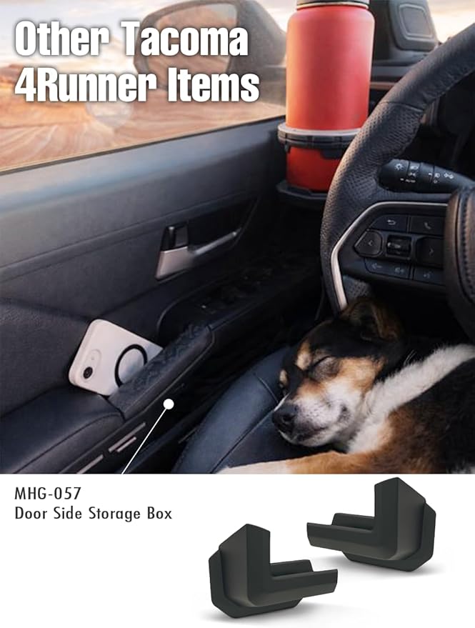 AZUTO Cup Holder Beverage Holder, Tacoma & 4RUNNER, Cup Console for Tacoma (N400, 2024+ Model Year) and 4Runner (N500, 2025+ Model Year) Accessories