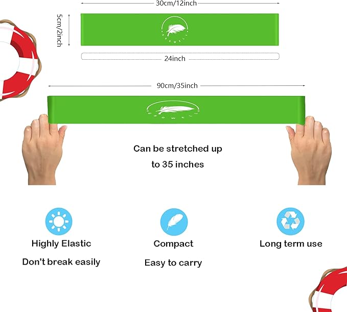 Towel Bands (6 Pack) - Stretch Beach Towel Clips for Beach Cruise Pool Chairs, Lounge Towel Holder Elastic, Cruise Ship Essentials (A Mix 6 Colors)