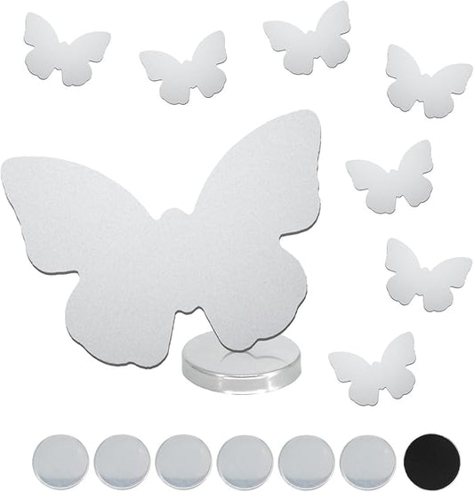 8-Pack Stainless Steel Tablecloth Weights Clips, Butterfly-Shaped Metal Pendants for Outdoor & Indoor Dining Tables