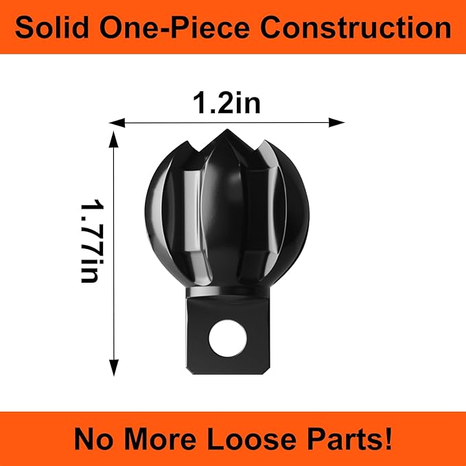 8+1 Heavy Duty Drain Snake Kit 6-Blade Grease Cutter + 8-Piece Clog Remover Set – Rustproof Manganese Steel & CNC Machined – Fits 3/8" to 3/4" Cables