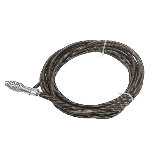 62235 C-2 Drain Cleaning Cable 5/16 Inch x 25 Ft Hollow Core Drain Cable with Drop Head Auger Fits K-39 K-40 K-45 K-50 G2037506 4MY89 4Z661 G1501245 Drain Cleaning Machines