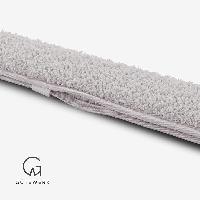 GÜTEWERK 2× Microfiber Cloths – Accessory for 11" Squeegee – Lint-Free, Streak-Free Cleaning for Car, Home, Kitchen, Windows & Glass – Cloths Only, Squeegee NOT Included