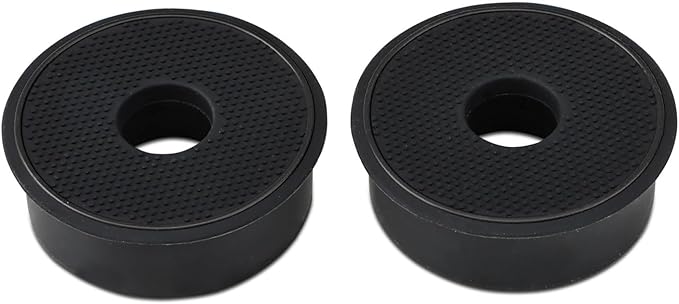 Auovo 2.75 inch Cup Holder Spacer Replacement Fit for Chevy Camry Accessories Silicone Cup Holder Insert Spacer Riser for Subaru Ascent Charger Durango Malibu Blazer Highlander Tacoma (2pcs, Black)