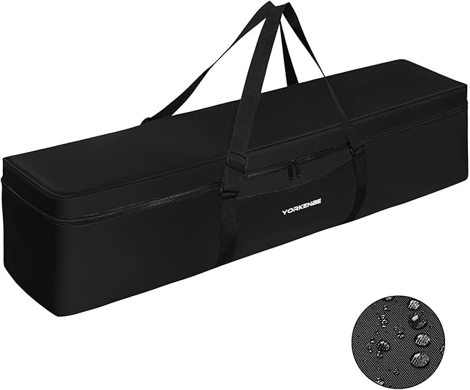 Camping Chair Replacement Bag, 42 Inch Extra Large Zippered Cot Bag, Waterproof Foldable Carrying Case with Handle Strap, Large Mouth fits Most Cots & Chairs for Travel Outdoor