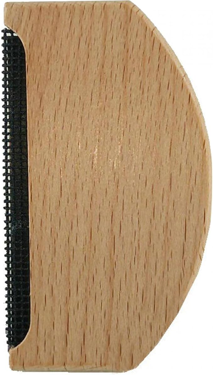 Comfy Wood Cashmere & Fine Wool Comb for De-Pilling Sweaters & Clothing,Fabric Lint R emover Manual Portable Clothing Brush Tool for Knits Woolens Scarves Wool Coats Pants Care