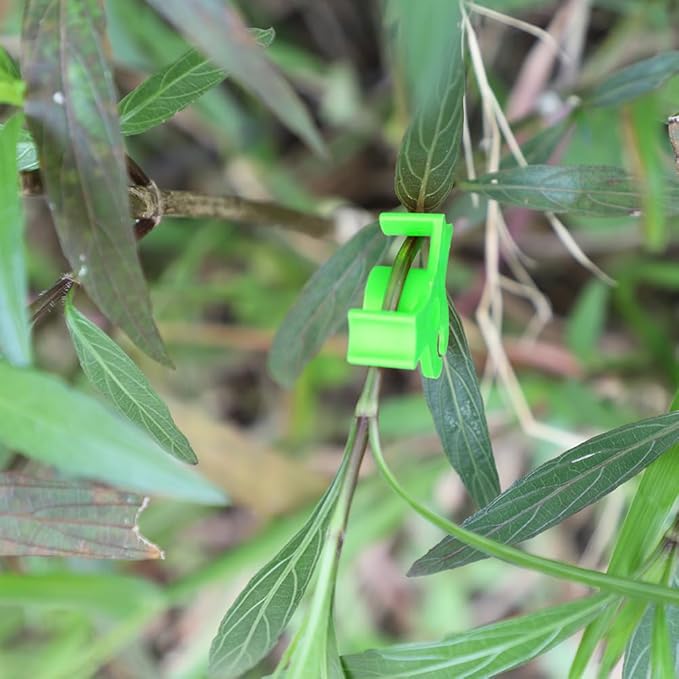30 Pack Plant Bender Angle Adjustable Plant Training Clips Low Stress Training Clips 90 Degrees Plant Stem(Circle Style,Green)