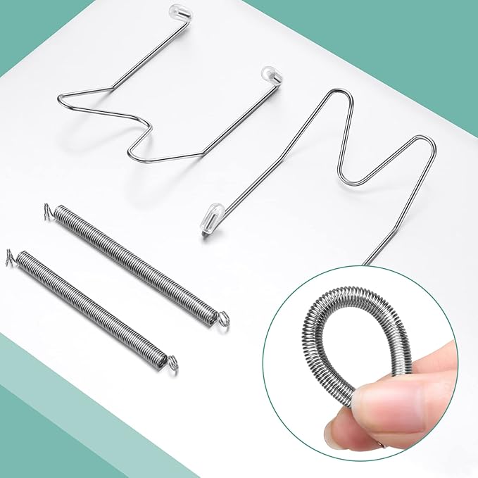 Hotop 12 Pieces Plate Hangers for Wall Stainless Steel Wire Invisible Heavy Duty Plate Hangers Display Holders with 12 Pieces Hooks for Wall Decorative(6/8/10 Inch,Silver)