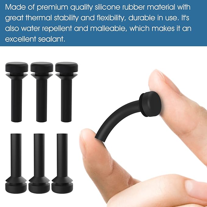 Replacement WB02X24790 Gas Stove Grate Bumpers Rubber Feet for GE Range Burner Cafe Stove Top Cooktop 16 Pack