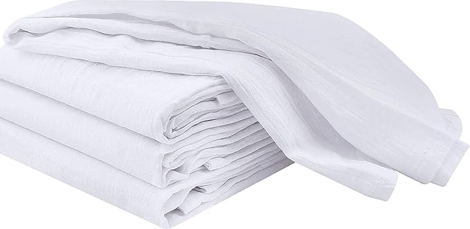 Utopia Kitchen Flour Sack Towels 12 Pack (28x28 Inches), Commercial Use Dish Cloths Bulk, Highly Absorbent Cotton Tea Towels for Restaurants, Hotels, Catering and Kitchen Use (White)