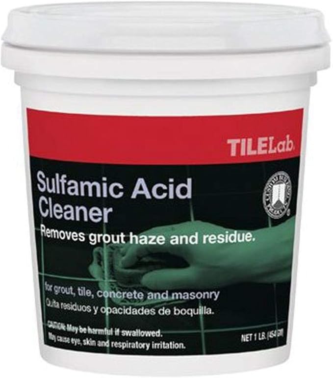 Custom Building Products TLSAC1 TLSACRA1 Sulfamic Acid Cleaner, Red 1 LB