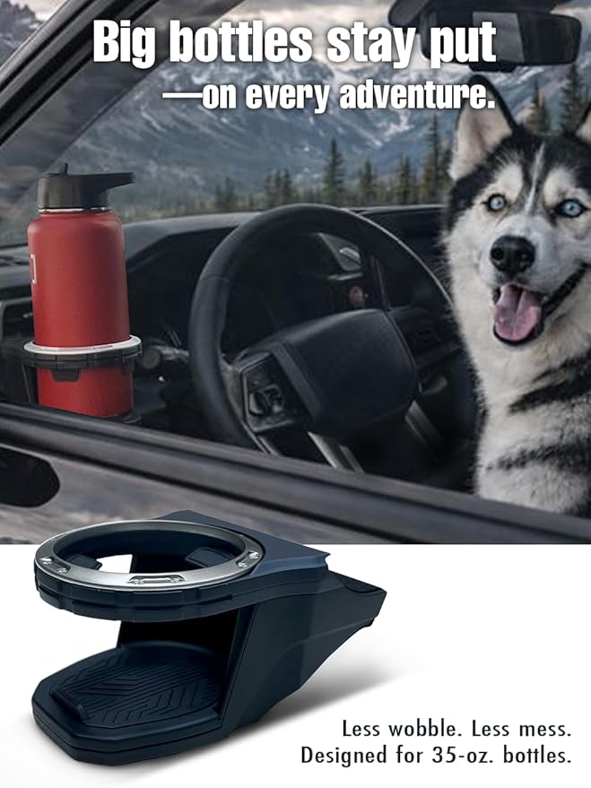 AZUTO Cup Holder Beverage Holder, Tacoma & 4RUNNER, Cup Console for Tacoma (N400, 2024+ Model Year) and 4Runner (N500, 2025+ Model Year) Accessories