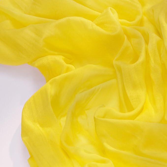 Socomi Yellow Cheesecloth Table Runner Summer Boho Rustic Gauze 120 inch 10FT Cheese Cloth Sheer Runner for Wedding Party Baby Shower Birthday Home Decor