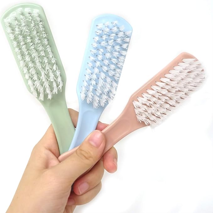 Honbay 3PCS Clothes Shoes Scrubbing Brushes Laundry Houseware Cleaning Tool for Home and School