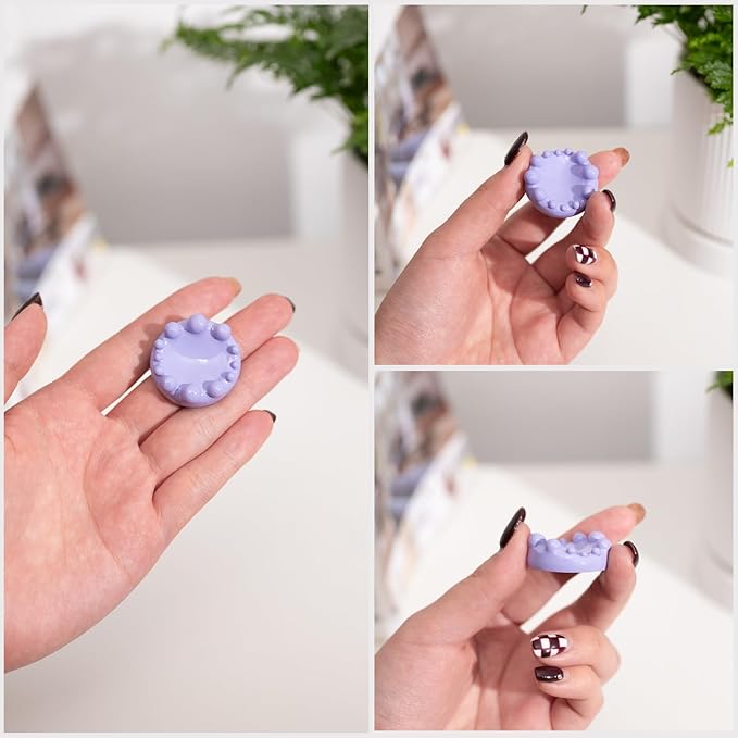 9pcs Worry Stones for Adults - 12-Node Tactile Therapy Sensory Fidget Toys, Portable Travel Anxiety Relief Stone for Home Office & Outdoor Stress Management