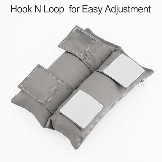Satin Neck Pad Strap Cushion for Arm Sling Pillow Comfort Support Padding Rotator Cuff Replacemet Surgery Elbow Brace Carry Padded Cover Broken Wrist Hand Injury, Dark Gray