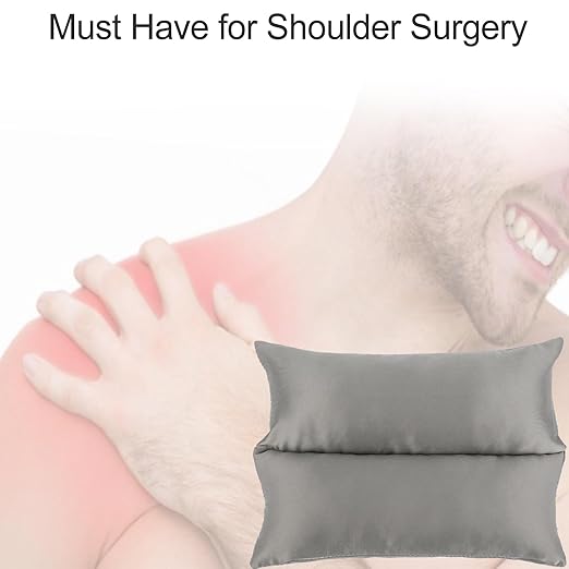 Satin Neck Pad Strap Cushion for Arm Sling Pillow Comfort Support Padding Rotator Cuff Replacemet Surgery Elbow Brace Carry Padded Cover Broken Wrist Hand Injury, Dark Gray
