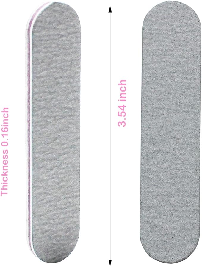 50 Packs 100/180 Grits Mini Nail Files and Buffers Double Sided Emery Boards Manicure Tool for Acrylic Nails, Nail Care