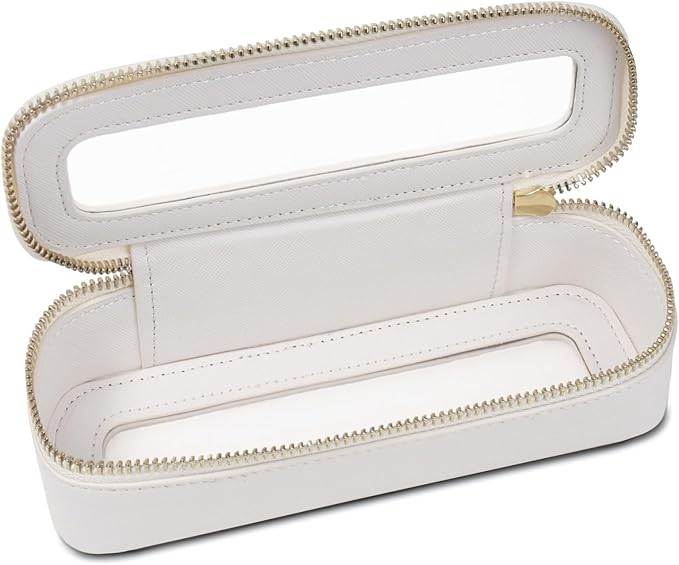 Travel Clear Makeup Bag Set, TSA Approved Cosmetic Bag Case with Zipper Portable Makeup Pouch Toiletry Bag Women Traveling Cosmetic Organizer Storage Bag Car Organizer Car Essentials for Women