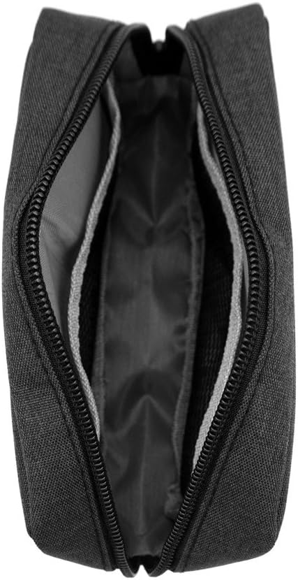 Universal Electronics/Accessories Soft Carrying Case Bag, Durable & Light-weight,Suitable for Out-going, Business, Travel and Cosmetics Kit (Small-Black)