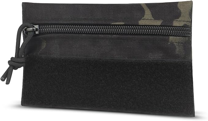 Qavctw Tactical Admin Pouch Bag with Hook and Loop Tool Storage Bag Snack Pouch Candy Bag Hanging Pouches Backpack Accessory Pouch