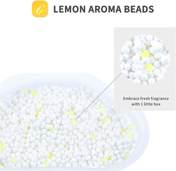 Vacplus Moisture Absorbers 6 Pack, Portable Humidity Absorber Boxes for Your Bathroom, Closet & Car, Dehumidifier with Lemon Fragrance, 10.5 Oz