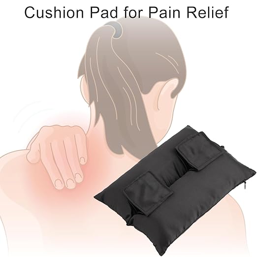 Satin Neck Pad Strap Cushion for Arm Sling Pillow Comfort Support Padding Rotator Cuff Replacemet Surgery Elbow Brace Carry Padded Cover Broken Wrist Hand Injury, Black