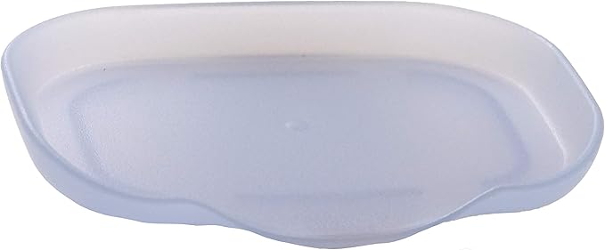 Aira Soap Saver - Soap Dish & Soap Holder Accessory - USA Made BPA Free Shower & Bath Soap Holder - Drains Water, Circulates Air, Extends Soap Life - Fits All Soap Dish Sets - Crystal Dish Combo