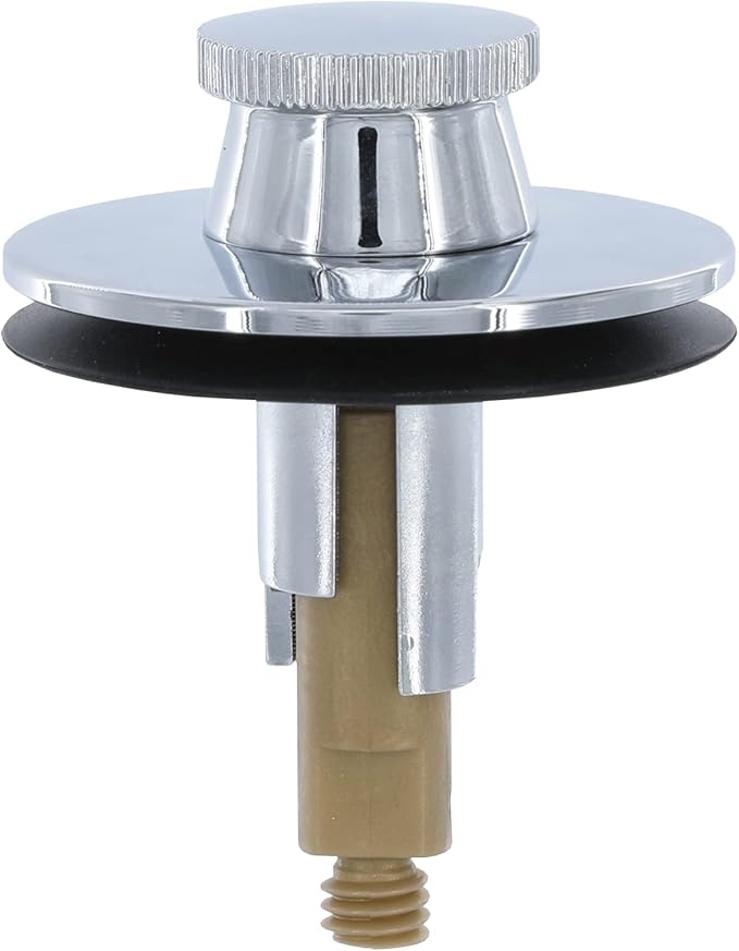 DANCO Lift and Turn Tub and Bath Drain Stopper, Chrome (88599)