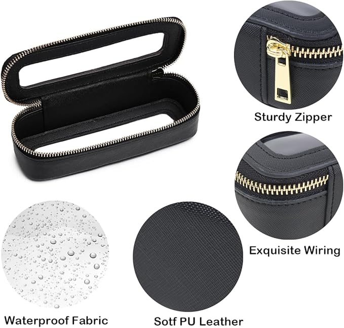 Travel Clear Makeup Bag Set, TSA Approved Cosmetic Bag Case with Zipper Portable Makeup Pouch Toiletry Bag Women Traveling Cosmetic Organizer Storage Bag Car Organizer Car Essentials for Women