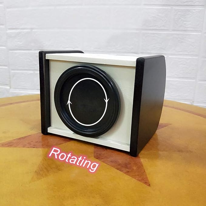 Rotating remote control caddy wood pen/pencil holder for desk organizer Simple black and white small item storage box HeBen7025