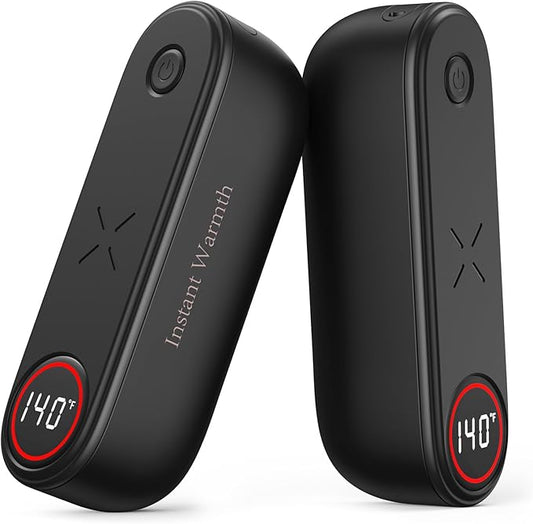 2 in 1 Hand Warmers Rechargeable, Magnetic Electric Hand Warmer 8000mAh USB-C, 3 Heat Levels up to 140°F, Quick Heating Portable Hand Warmers, Gifts