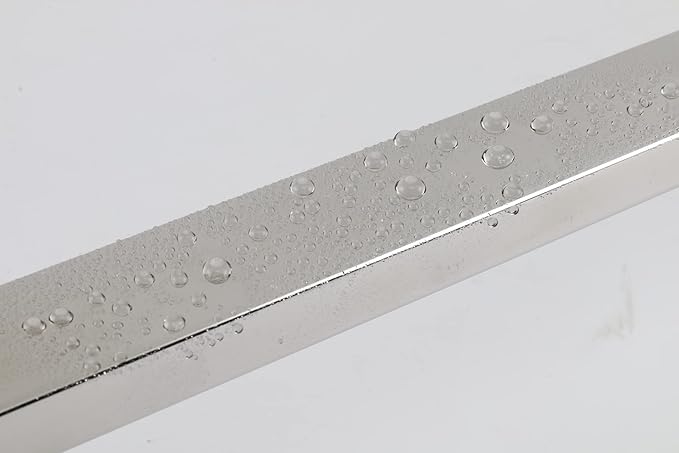 TocTen Bath Towel Rack - Square Base Thicken SUS304 Stainless Steel Towel Bar for Bathroom, Bathroom Accessories Towel Rod Heavy Duty Wall Mounted Towel Holder. (Chrome, 24)