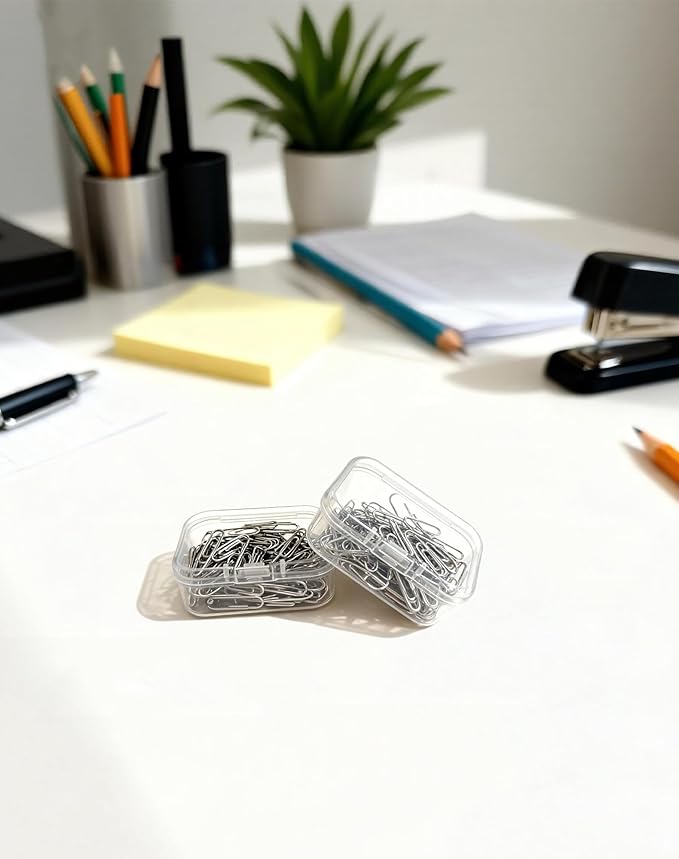 LJY 100 Pieces Rectangular Empty Mini Clear Plastic Organizer Storage Box Containers with Hinged Lids (2.2 x 1.6 x 0.8 inch, Transparent)